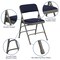 Emma and Oliver 4 Pack Home & Office Portable Party Events Padded Metal Folding Chair